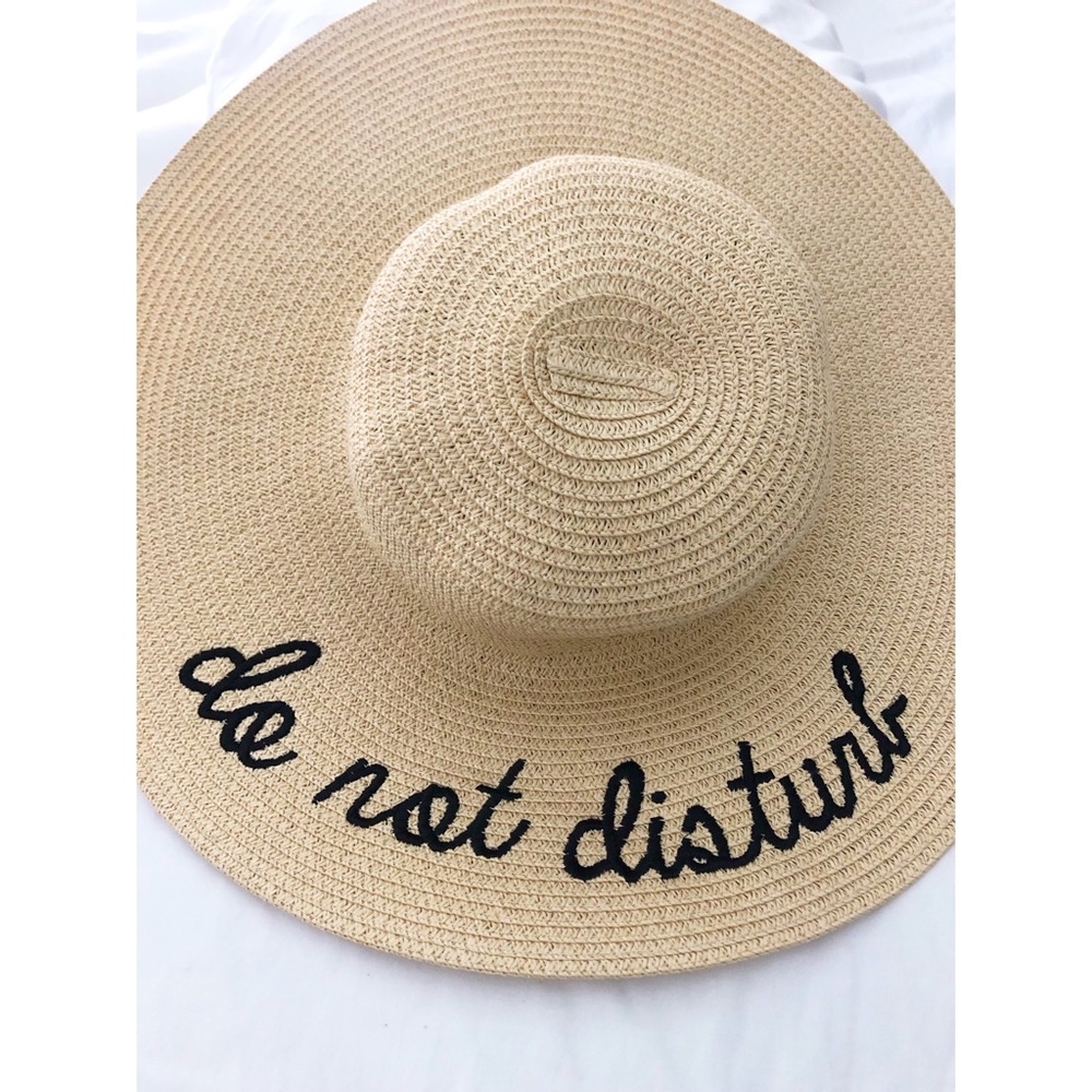 Do Not Disturb Floppy Beach Hat